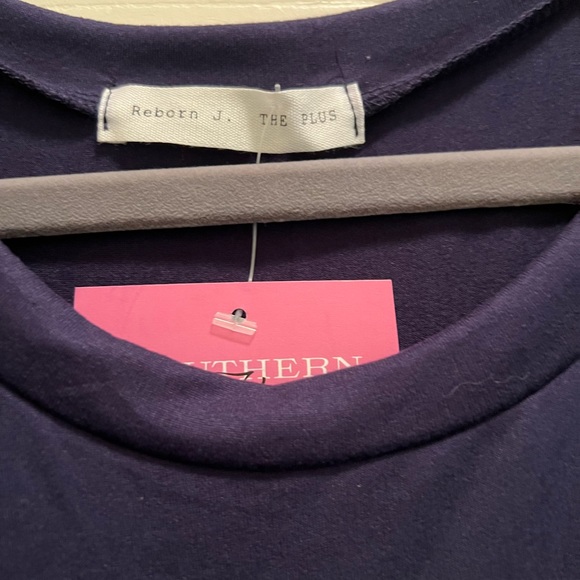 NWT Navy Maxi Dress Plus Size - Picture 2 of 2